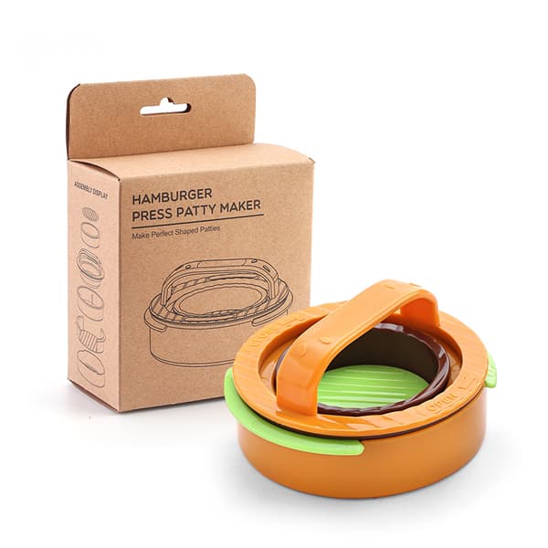Rund hamburgareform köttpress biffmögelset multifunktionellt köksredskap för köttberedning C