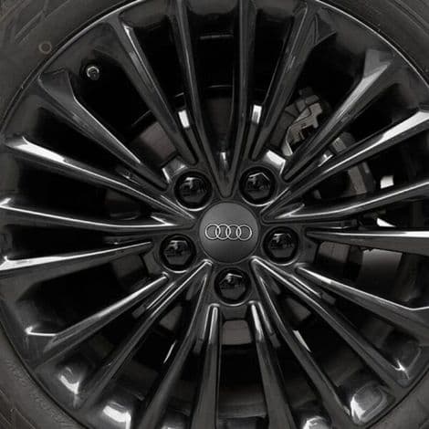 Deler - Audi hjulkapsler / hjulnav-emblemer - Bil 60 mm