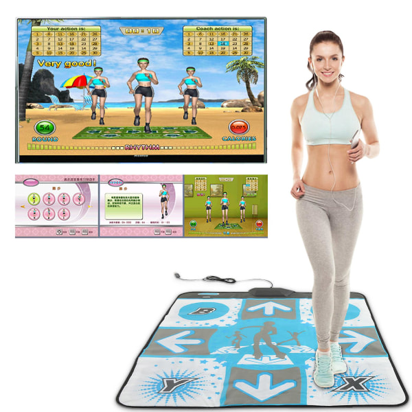 Fort Nite Non-slip Party Single Dancing Pad Dance Mat Kompatibel til Wii Console Active Life Games