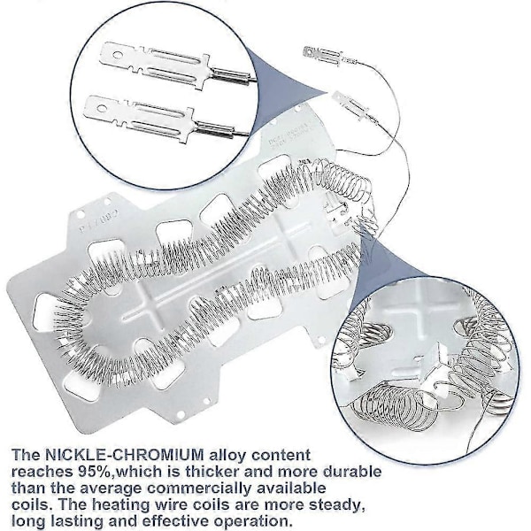 DC47-00019A Reservedeler, Tørketrommelvarmeelementer for tørketrommelvarmeelementer 2068550