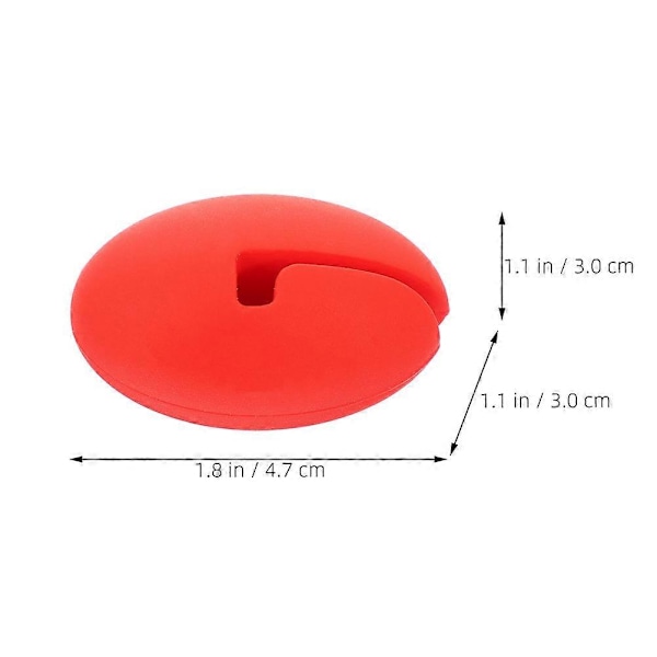 2 stk. Termometerclips Silikone Grydeclips Termometerklemme Termometer Clip Holder