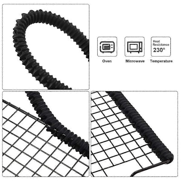 Ugnshylla Silikon Ugnshyllskydd Värme Ugnsskydd 35,5 cm Ugnshyllkant Skyddsfoder 8, Sv