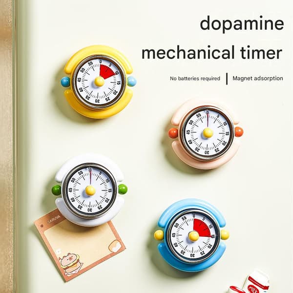 Magnetisk visuel timer, køkken madlavning nedtællingstimer bærbar tidsstyring alarmpåmindelse