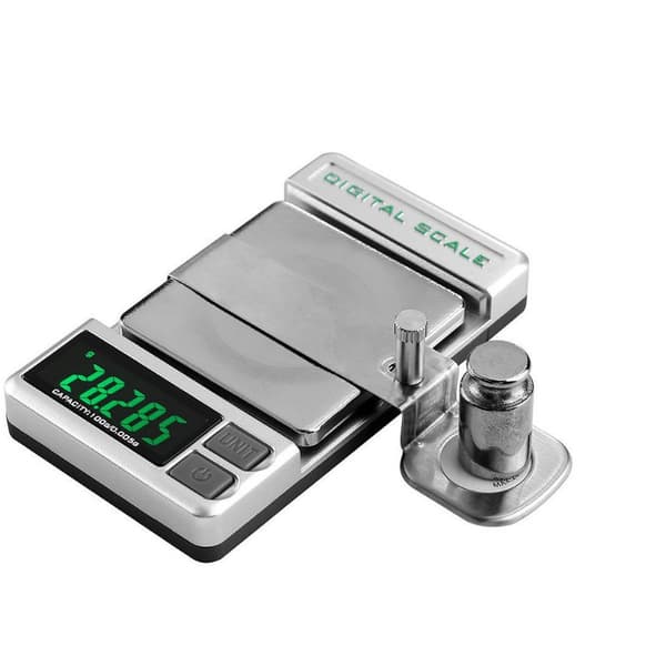 Platespiller Stift Trykkmåler, 100g/0.05g Cantilever Smykkevekt, Dobbel Bruk Multifunksjonell Elektronisk Vekt