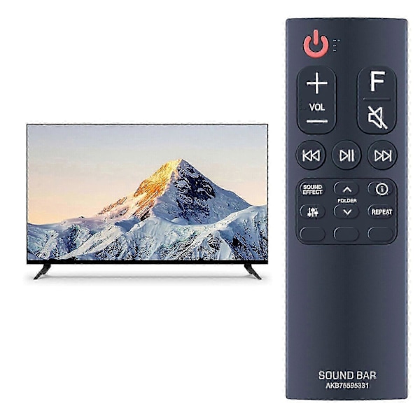 Ny AKB75595331 Fjärrkontroll För LG Soundbar SL4Y SL5Y SL6Y SL7Y SN6Y SN7R