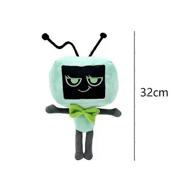 Dandys World Pebble Plush Legetøj Gyser Spil Dandys World Rodger Goob Plushie Sød Anime Fyldt Blød Pude Hjem Decor Dukke Gave