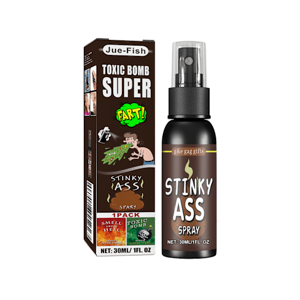 30ml Kraftfull Rumpa-Spray Extra Stark Lukt Rolig Skämtgåva för Vuxna eller Barn
