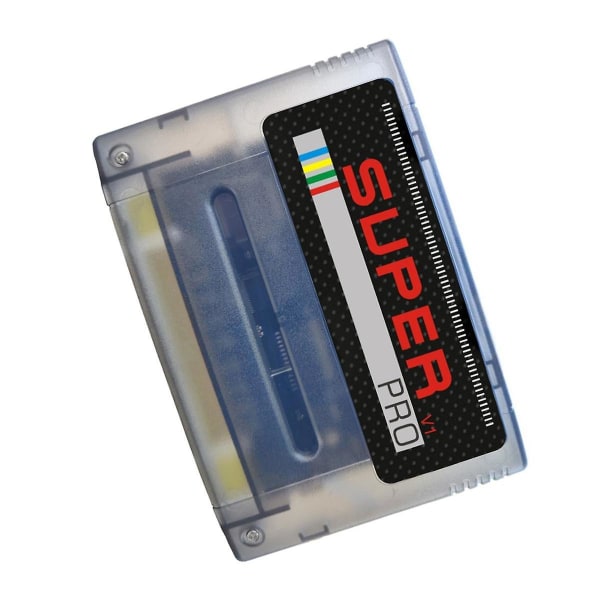 Remix Game Box Rev1.0 1000 in 1 -pelikasetti, joka sopii SNES Classic -pelikonsoli Super Everdrive -sarjaan, musta