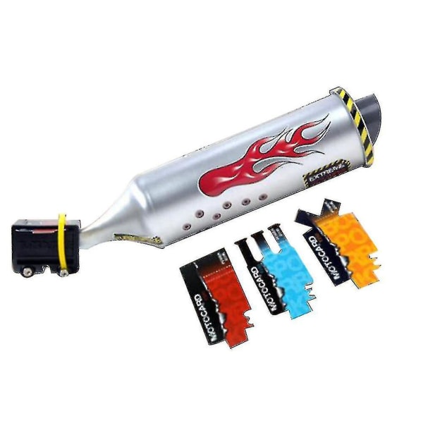 Plastturbiner Cykelavgasrör Wild Sound Motorcykeleffekter Cykelverktyg Kompatibel Khaki 45