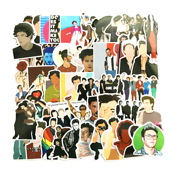 Singer British One Direction -yhtye OneDirection Harry Roll -matkatavarat Kannettava tietokone Autokypärätarra