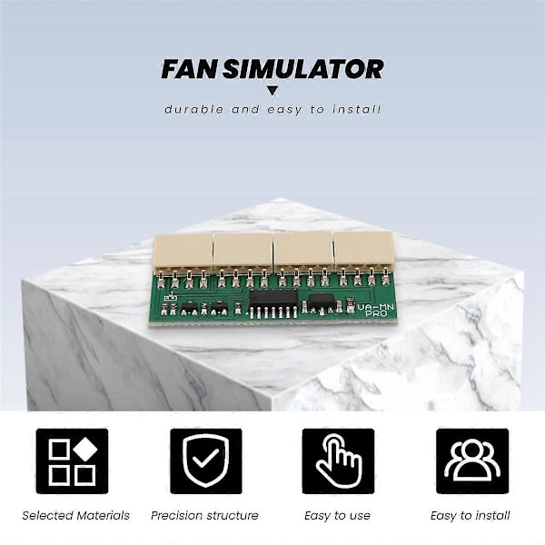 4-pinners Plug & Play Viftesimulator Emulator for Antminer Alle Miner S19 S19pro D9 D7 L7 KA3 S19jpro Min
