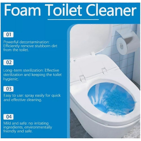 Splash Vaahtopuhdistusaine WC:n puhdistusvaahto Aktiivinen happi