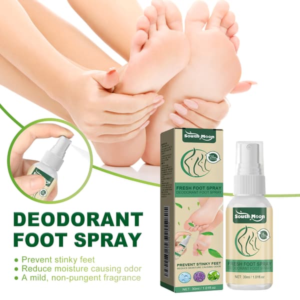 Fresh Foot Deodorant Spray, 24 timmars lukt- och fuktkontroll