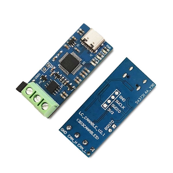 Type-C USB - CAN-moduuli 5V CAN-väyläanalysaattori USB - CAN-muunninmoduuli CANABLE V2.0 CAN- CAN-väylä
