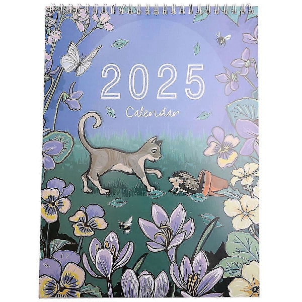 2025 Luonto- ja Villieläintaiteen Seinäkalenteri ArtworkByAngie 2025 Kalenteri Koti- ja Toimistoseinälle