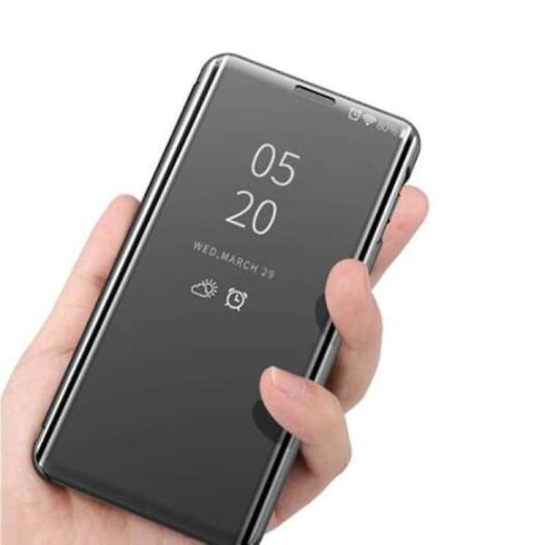 Flip With Jalusta Case koko Body Body Cover Samsung Galaxy S10e Graphite Black
