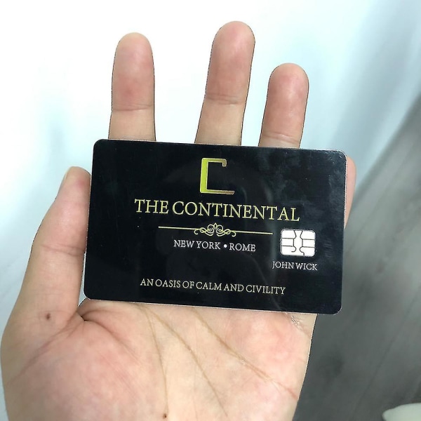 Continental John Wick Hotel Coin, Kakinu Reef Cosplay Metal Alloy Coin Collection kostume rekvisitter