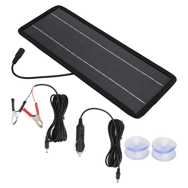 4.5W 12V Solcelle Billader Polysilisium Solcellepanel for Biler Båt Biler Konverterer 12V Batteri til 5V