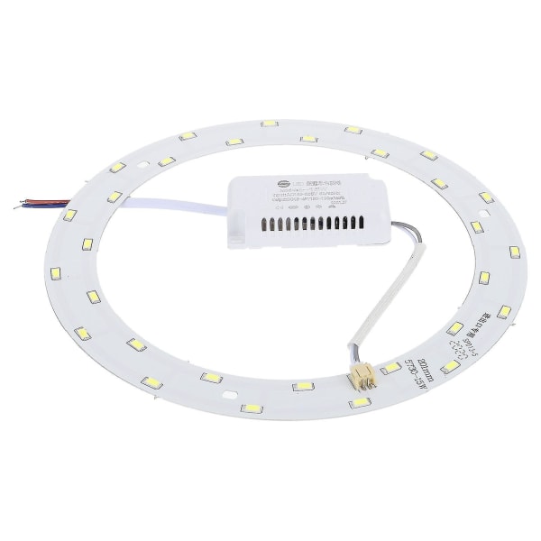 15W 220V-240V SMD 5730 30-LED magneettinen pyöreä LED-paneelivalaisin LED-kattovalaisin (puhdas valkoinen valo)