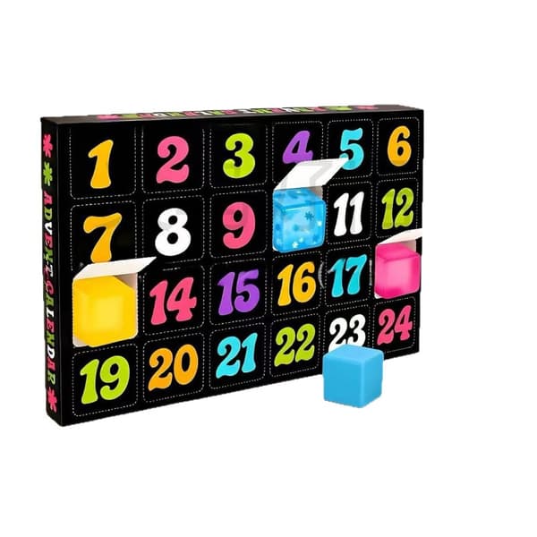 Julekalender, 24 dager nedtelling isbitform Fidget Squishy Leker
