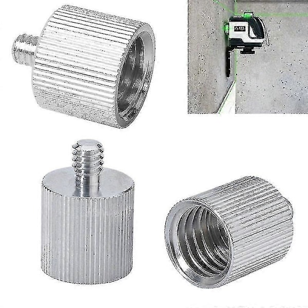 Adapter for Tråd Laser Nivå Avstandsmåler Stativ 1pcssølv