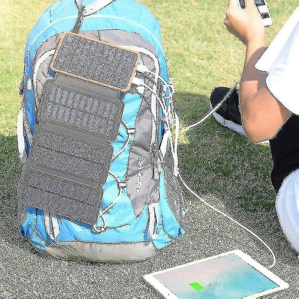 Aurinkolaturi 25000mAh kannettava ulkoinen akku 4 paneelilla vedenpitävä power ja 2 USB Outdoor Camping puhelintableteille Cisea