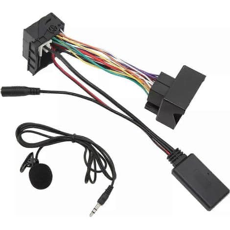 Bluetooth 5.0 AUX biladapter med håndfri mikrofon til RCD310, RCD510 og RNS310