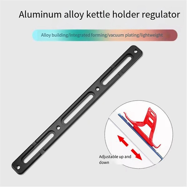 Sykkel Flaskeholder Monteringsadapter Aluminiumlegering Landeveissykkel Flaskeholder Regulator Multifunksjonell Sykkelutstyr Rød