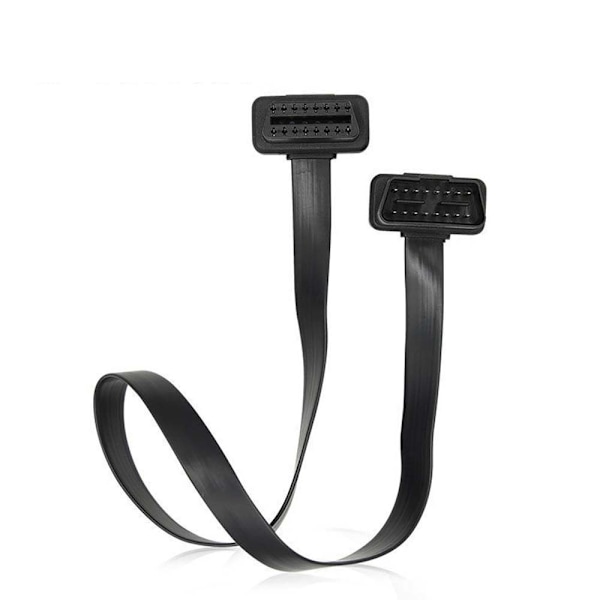OBD2 16-stifts hane till hona kabel, full stift, full linje förlängningskabel 30CM lång