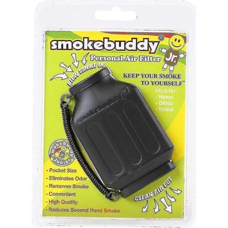 Smokebuddy luftrenser. Passiv ryger luftrenser. Papirfiltre. Essentielt bærbart tilbehør