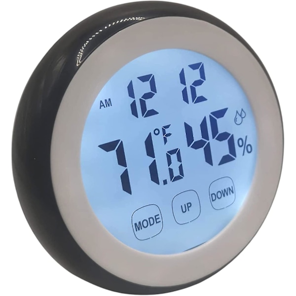 Innendørs termometer, digitalt hygrometer, romtermometer, temperatur og