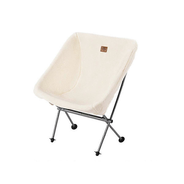 Moon Chair Cover för Utomhus Vintercamping Bärbar Komfort Kashmir Varm Stolöverdrag Vanlig