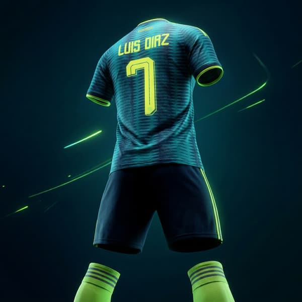 2026 Världscupen Colombia Landslagströja Nr.7 Luis Diaz