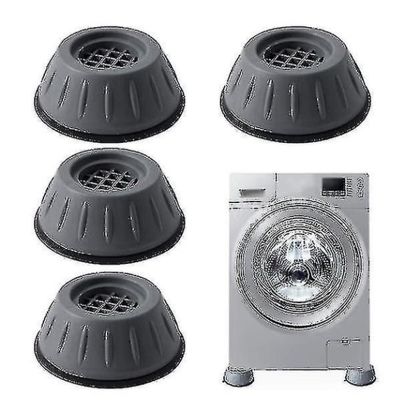 4-pak vaskemaskine skridsikker fodpude Vibrationsdæmper Gummi fodpude