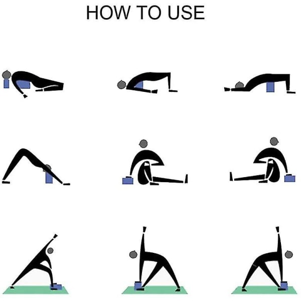 Yoga Block - Pehmeä liukumaton pinta joogaan, pilatesiin, meditaatioon