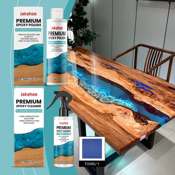 Premium Epoxyrens Spray for Skinnende Overflater