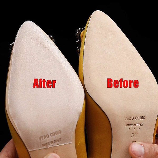 Kristallinkirkkaat itsetarttuvat pehmusteet kengänpohjiin - liukastumista estävä kenkäpohjan suoja kantapäälle