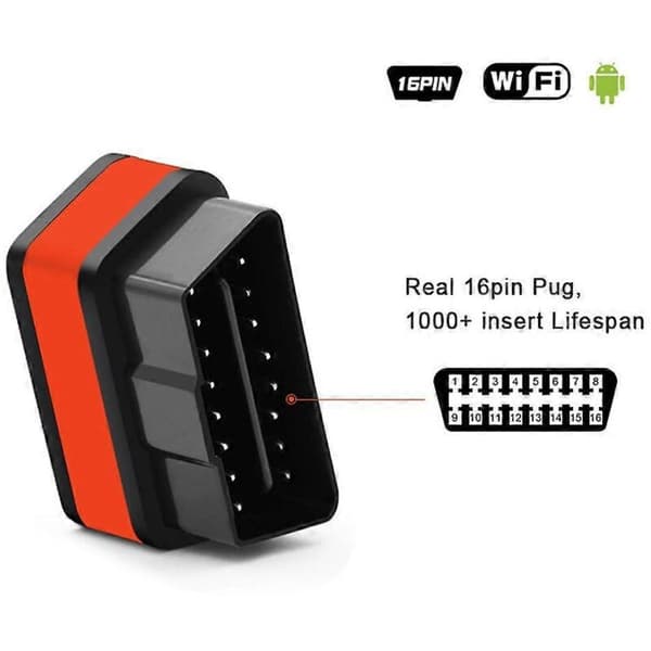 Vgate ICar2 OBD2 Bluetooth bildiagnoseverktøy ELM327 V2.2 for iOS/Android OBD 2