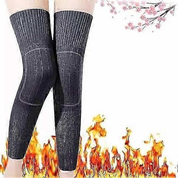 Imitation Cashmere Overknee Varma Strumpor Vinter Varma Halksäkra Knäskydd