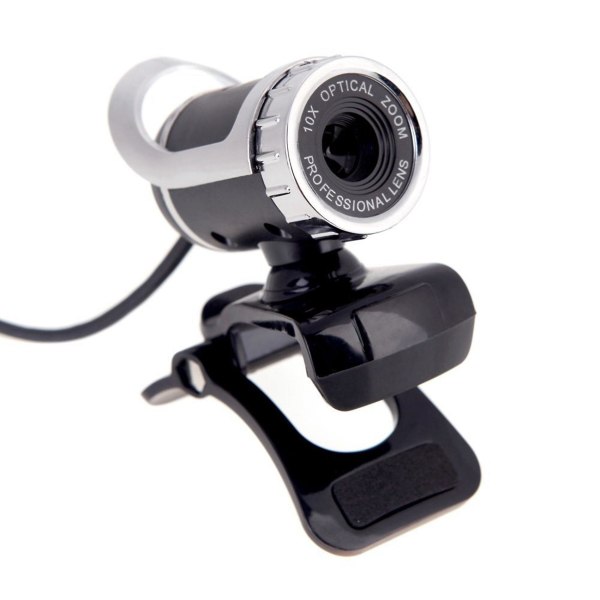 3x USB 2.0 12 megapikselin HD-kamera Web-kamera 360 astetta mikrofoniliittimellä pöytäkoneelle Skype PC PC