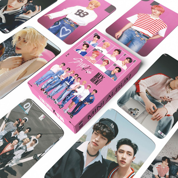 55 StrayKids lomo-kort för album MAXIDENT Li Longfu-samling
