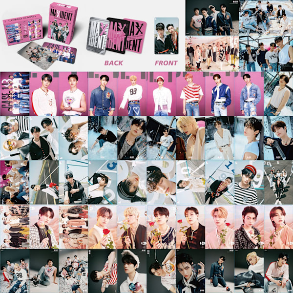 55 StrayKids perifere lomo-kort Nyt album MAXIDENT Li Longfu samling samlekort