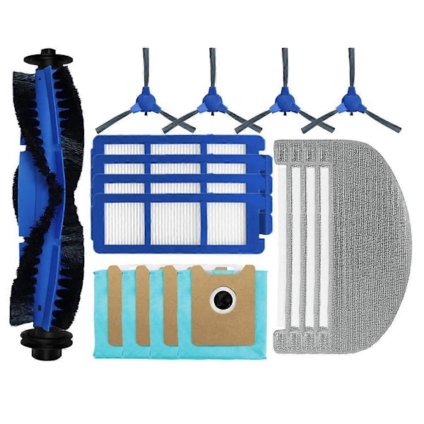 Tillbehör för Clean G40 Hybrid/ G40 Hybrid Plus Robotdammsugare Dammpåse Hepa Filter Rulle Sidoborste