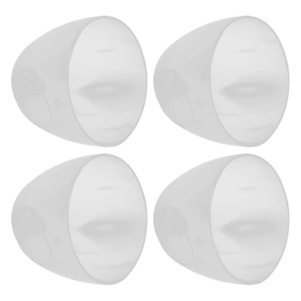 4 st Mjölkflasklock Ersättningslock Babyflasklock Läcksäkra Återanvändbara Plastlock