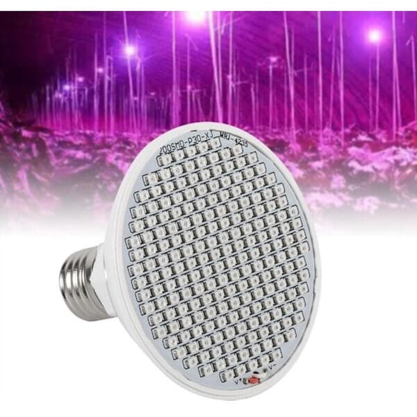 200 LED 24W E27 hydroponisk vækstlys til dyrkning af blomster og grøntsager