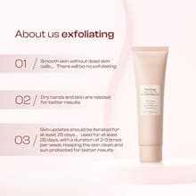 Rensende eksfolierende gel, ansigtseksfolierende rens, hudrensende scrub til daglig ansigtspleje 2pcs