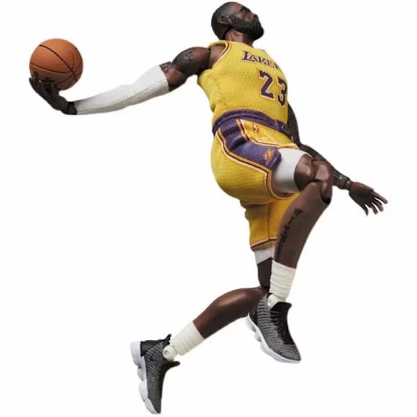 NBA Lakers Nr. 23 LeBron James Actionfigur Lekefigur For Samling Gave