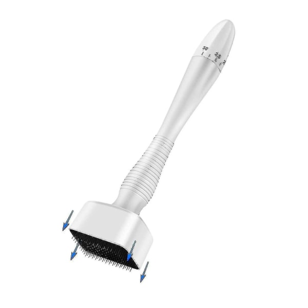 Justerbar Microneedle Derma Stempel For Ansiktshud Akne Arr Reparasjon Og Hårvekst - Microneedling Derma Roller Pen Tool