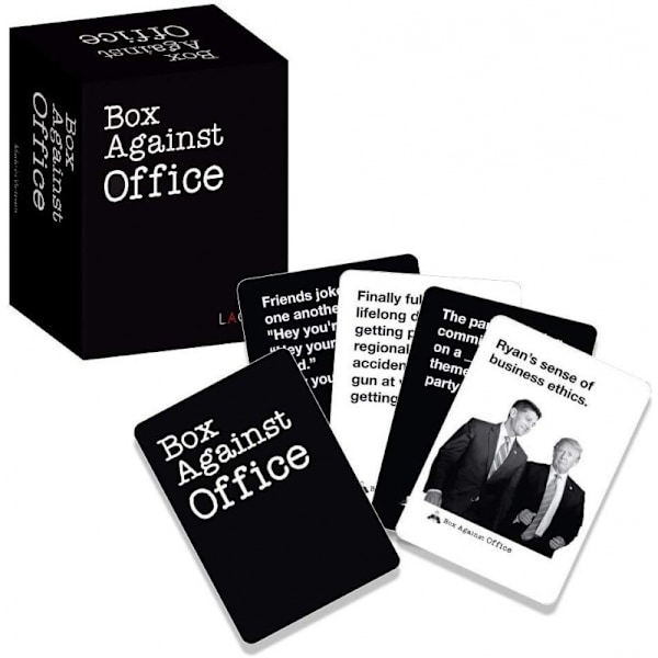 Englanninkielinen versio Box Against Office Anti-Humanity -pelipakka, Party Cards, Lautapeli, Pelikortit