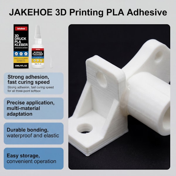 3D-printklæbemiddel (30 ml) – Hurtig binding til PLA/ABS/PETG/TPU